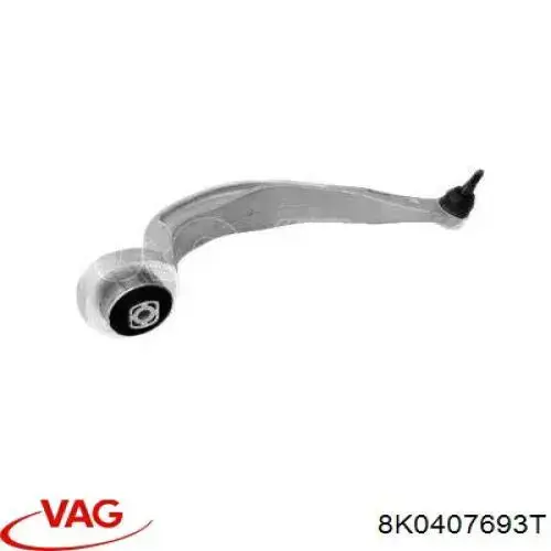 Важіль передній лівий VAG 8K0407693T ціна, від 84.19 USD