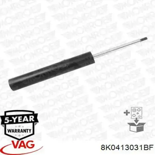 Стойка амортизатора передняя VAG 8K0413031BF ціна, від 44.34 USD