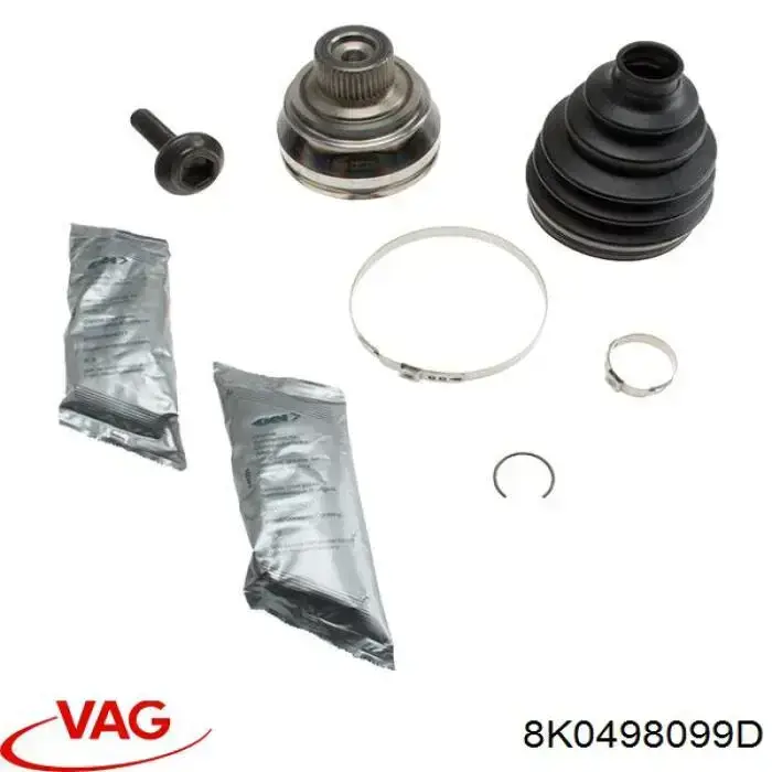 Граната колісна VAG 8K0498099D ціна, від 39.55 USD