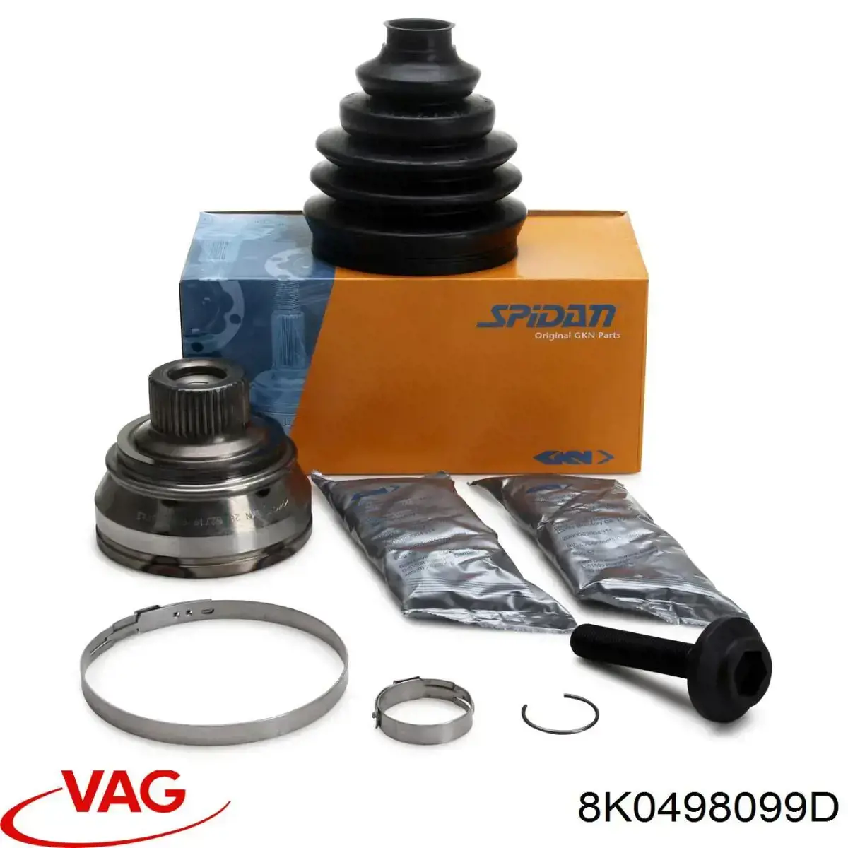 Купити 8K0498099D VAG Шарнір приводу зовнішній