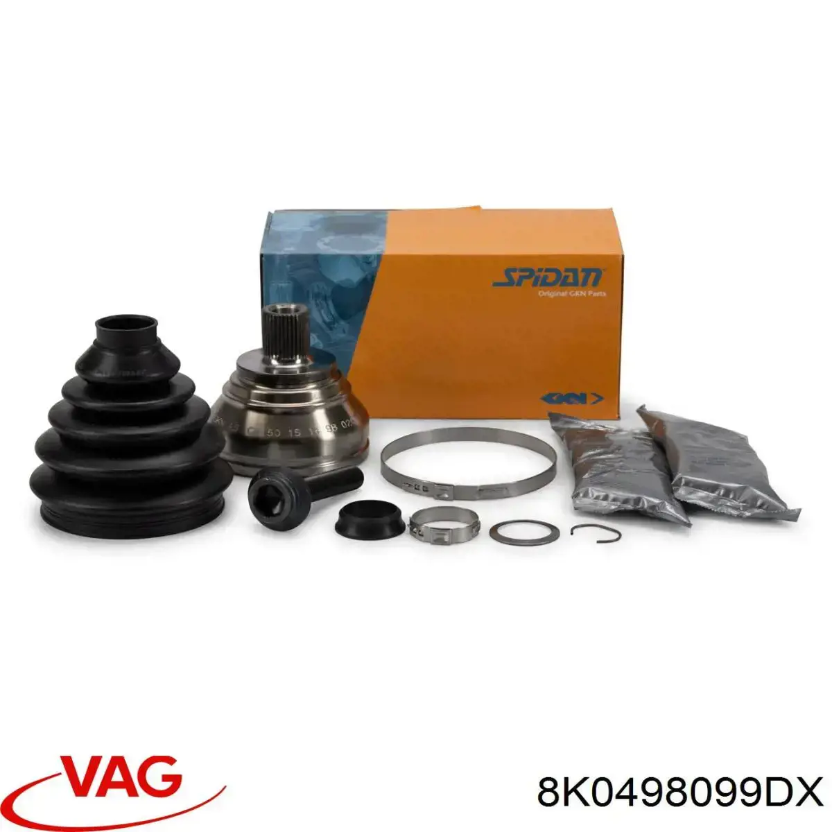 ШРУС зовнішній передній 8K0498099DX VAG