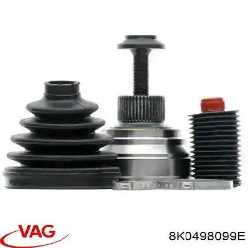 Купити 8K0498099E VAG Шарнір приводу зовнішній