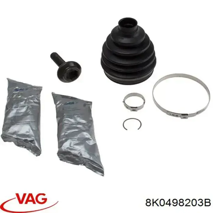 Пильник ШРУСа зовнішній 8K0498203B VAG