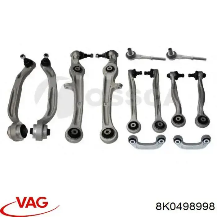Комплект передніх важелів VAG 8K0498998 ціна, від 400.46 USD