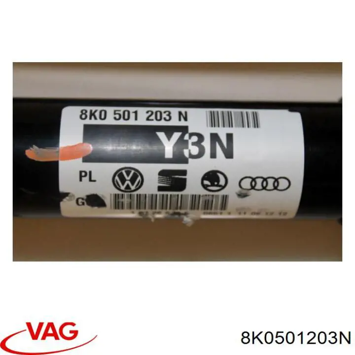 Приводи задніх коліс VAG 8K0501203N ціна, від 63.33 USD