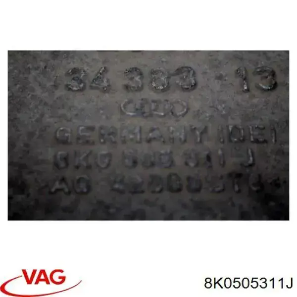 Балансир задній нижній, лівий VAG 8K0505311J