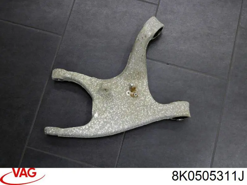 Важіль задньої підвіски нижній, лівий 8K0505311J VAG