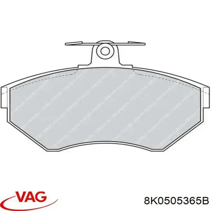 Сайлентблок цапфи задньої VAG 8K0505365B ціна, від 18.53 USD