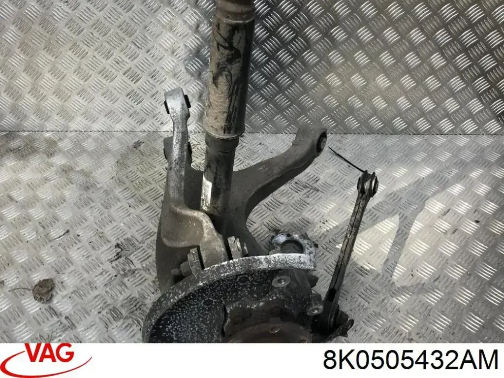 Цапфа - поворотний кулак задній, правий 8K0505432AM VAG