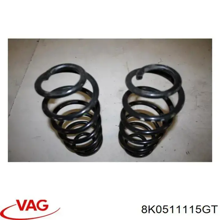 Купити 8K0511115GT VAG Задні пружини