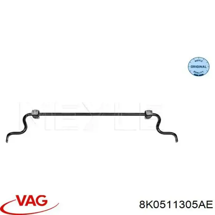 Стабілізатор задньої осі VAG 8K0511305AE ціна, від 17.78 USD