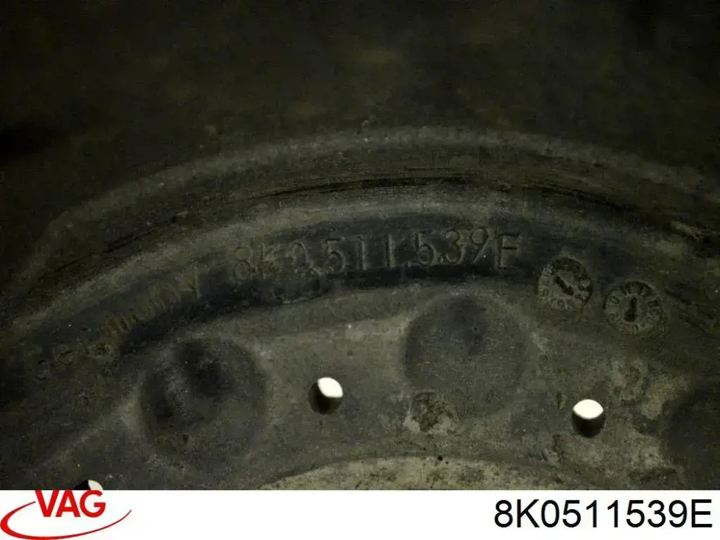 Захист амортизатора заднього 8K0511539E VAG