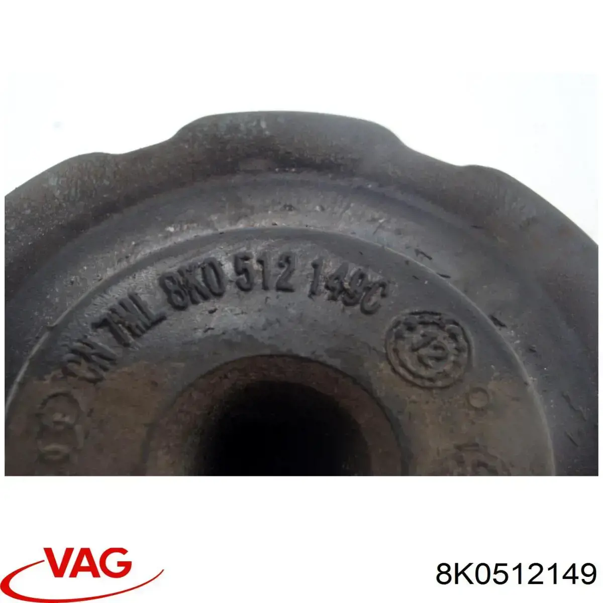 8K0512149 VAG проставка (гумове кільце пружини задньої, верхня)