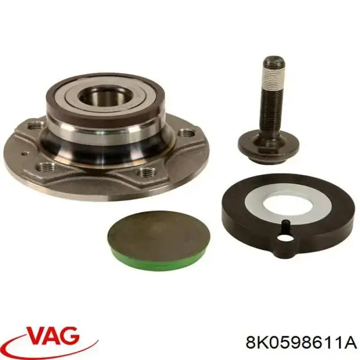 Маточини задніх коліс VAG 8K0598611A ціна, від 28.83 USD