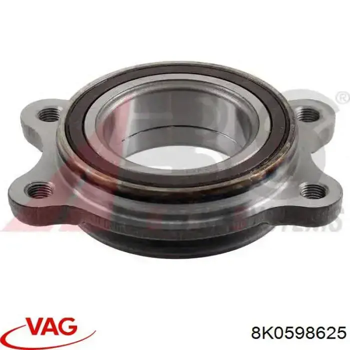 Комплект підшипник маточини передньої VAG 8K0598625 ціна, від 38.09 USD