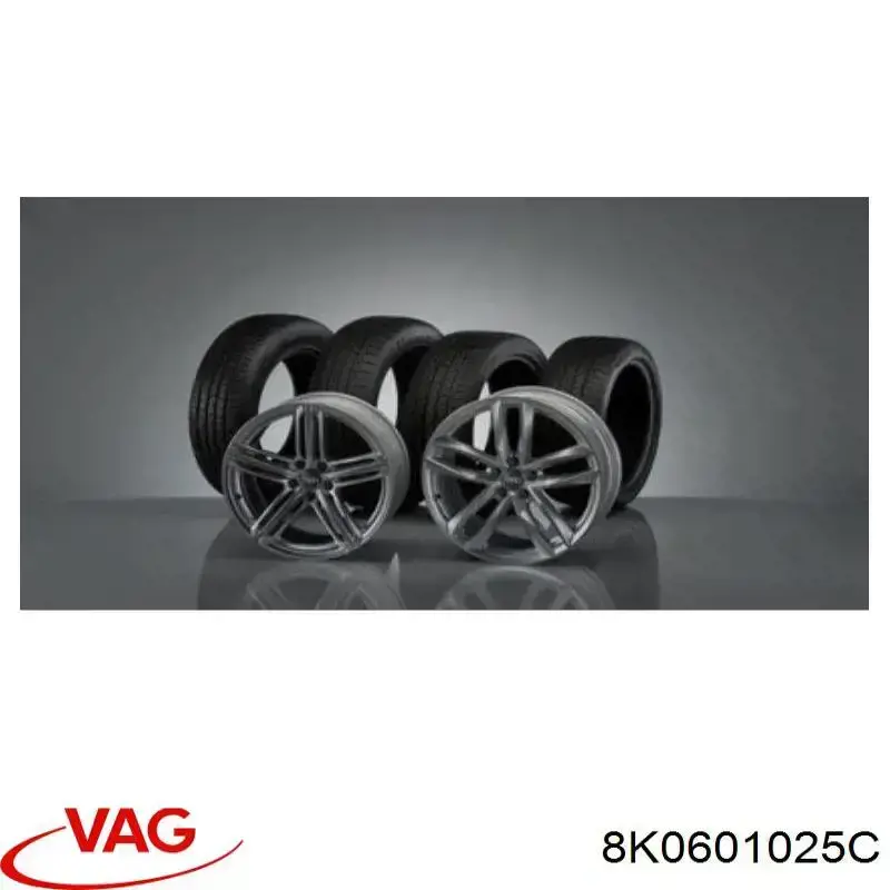 Диски колісні литі (легкосплавні, титанові) VAG 8K0601025C ціна, від 165.35 USD