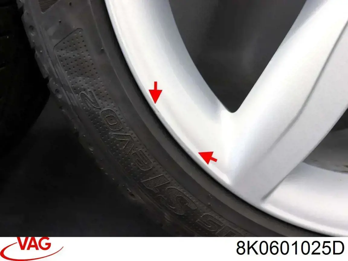 Диски колісні литі (легкосплавні, титанові) VAG 8K0601025D ціна, від 241.52 USD