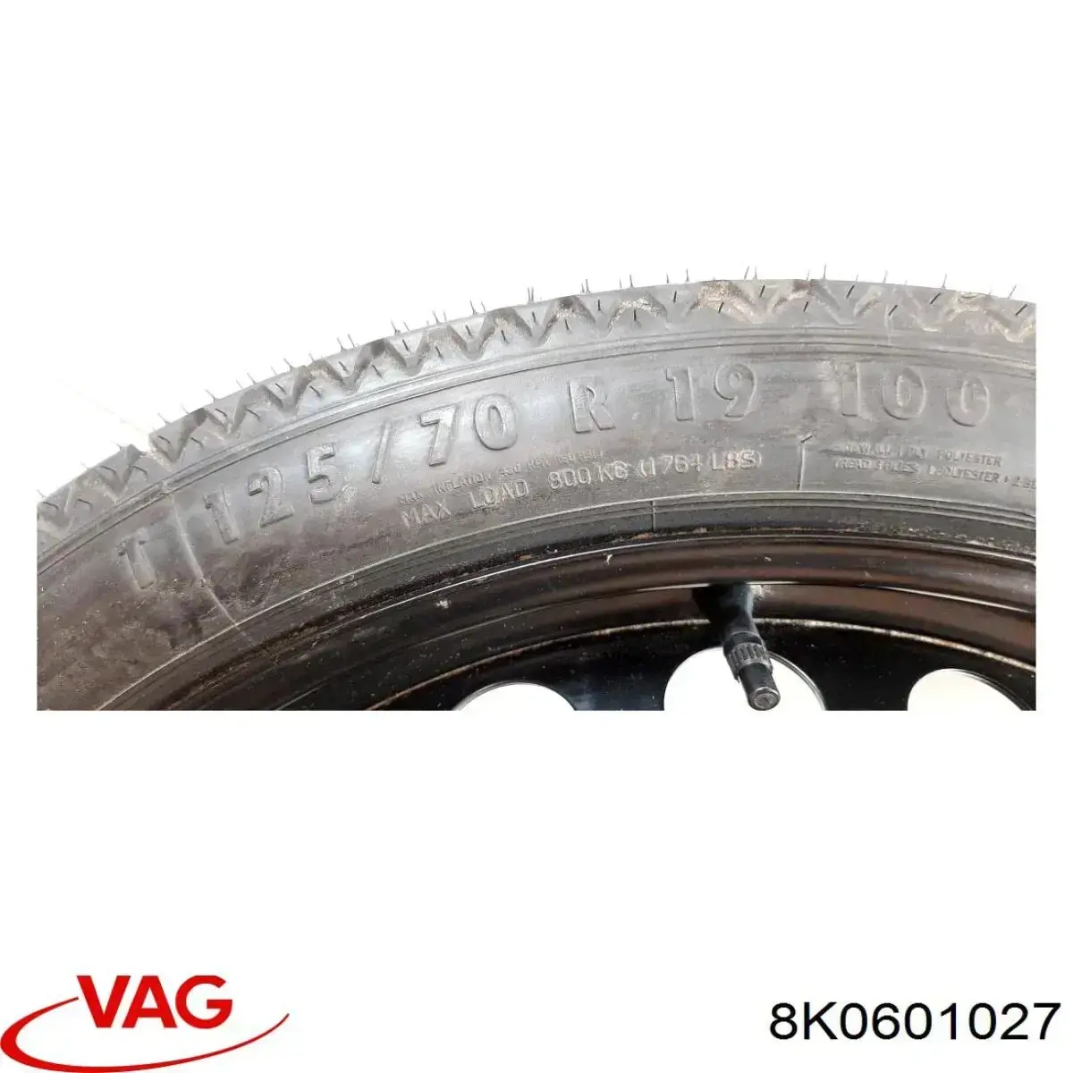 Диск колісний VAG 8K0601027F