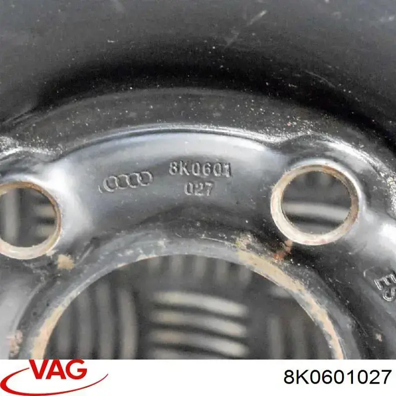Диски колісні (штамповані) VAG 8K0601027F ціна, від 88.68 USD