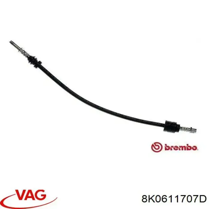 Купити 8K0611707D VAG Гальмівні шланги передні