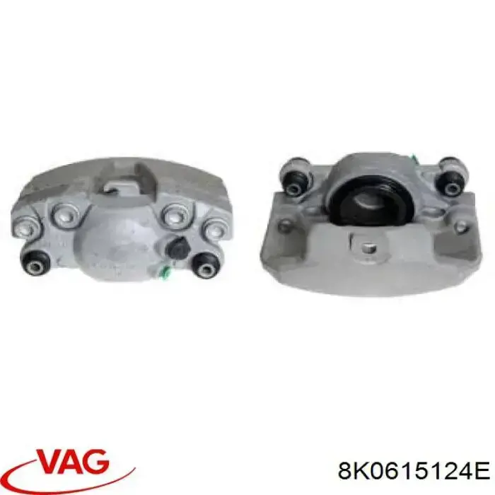 Купити 8K0615124E VAG Супорт гальмівний передній правий
