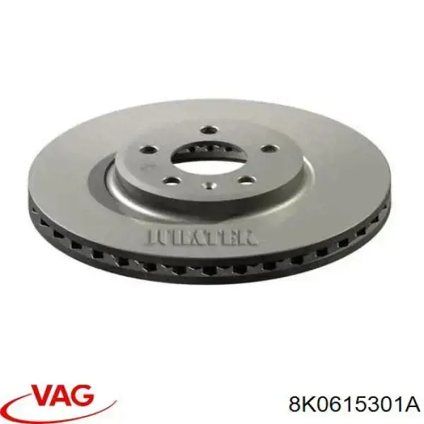 Гальмівні диски передні 8K0615301A VAG