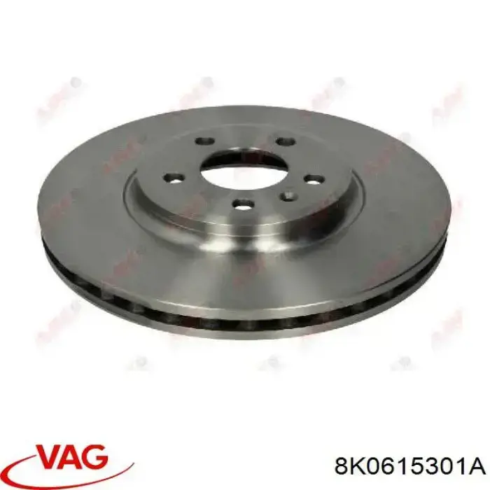Диск переднього гальма VAG 8K0615301A ціна, від 22.15 USD