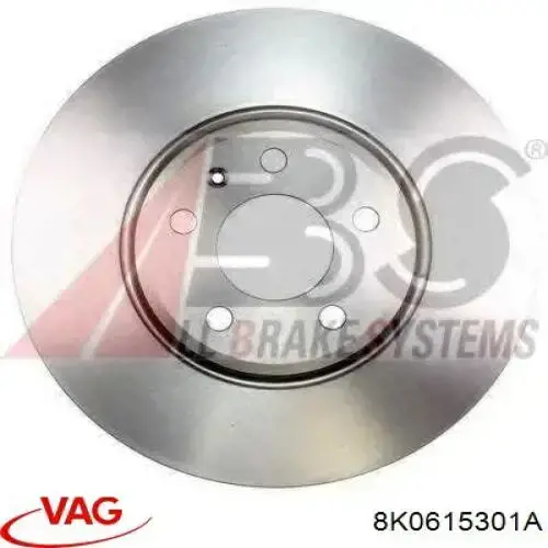 Диск переднього гальма VAG 8K0615301A ціна, від 22.15 USD