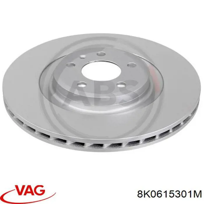 Диск переднього гальма VAG 8K0615301M ціна, від 97.01 USD