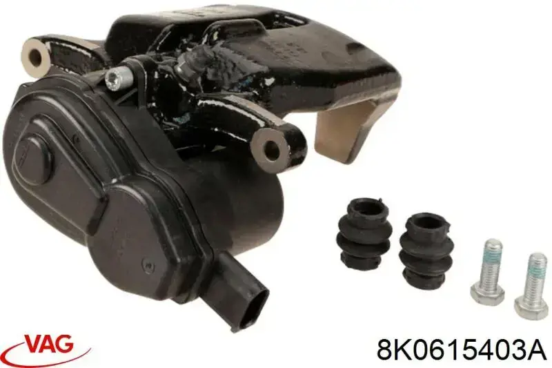 Супорт гальмівний задній лівий VAG 8K0615403A ціна, від 91.44 USD