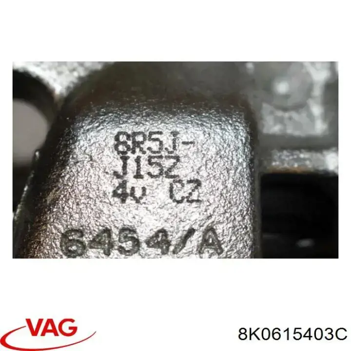 Задній гальмівний супорт лівий VAG 8K0615403C