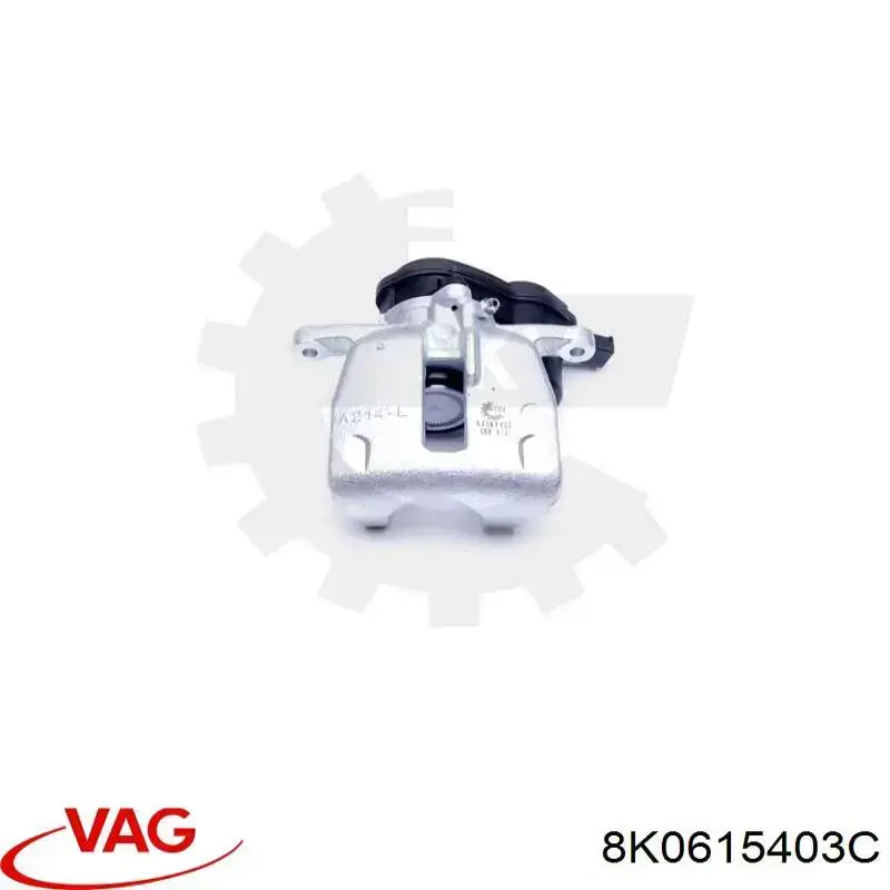 Супорт гальмівний задній лівий VAG 8K0615403C ціна, від 88.78 USD
