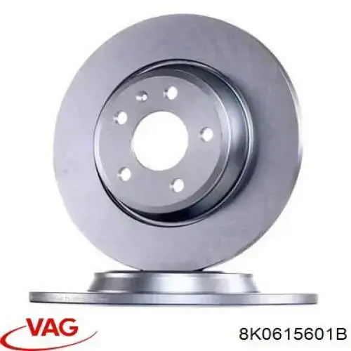 Купити 8K0615601B VAG Диск заднього гальма