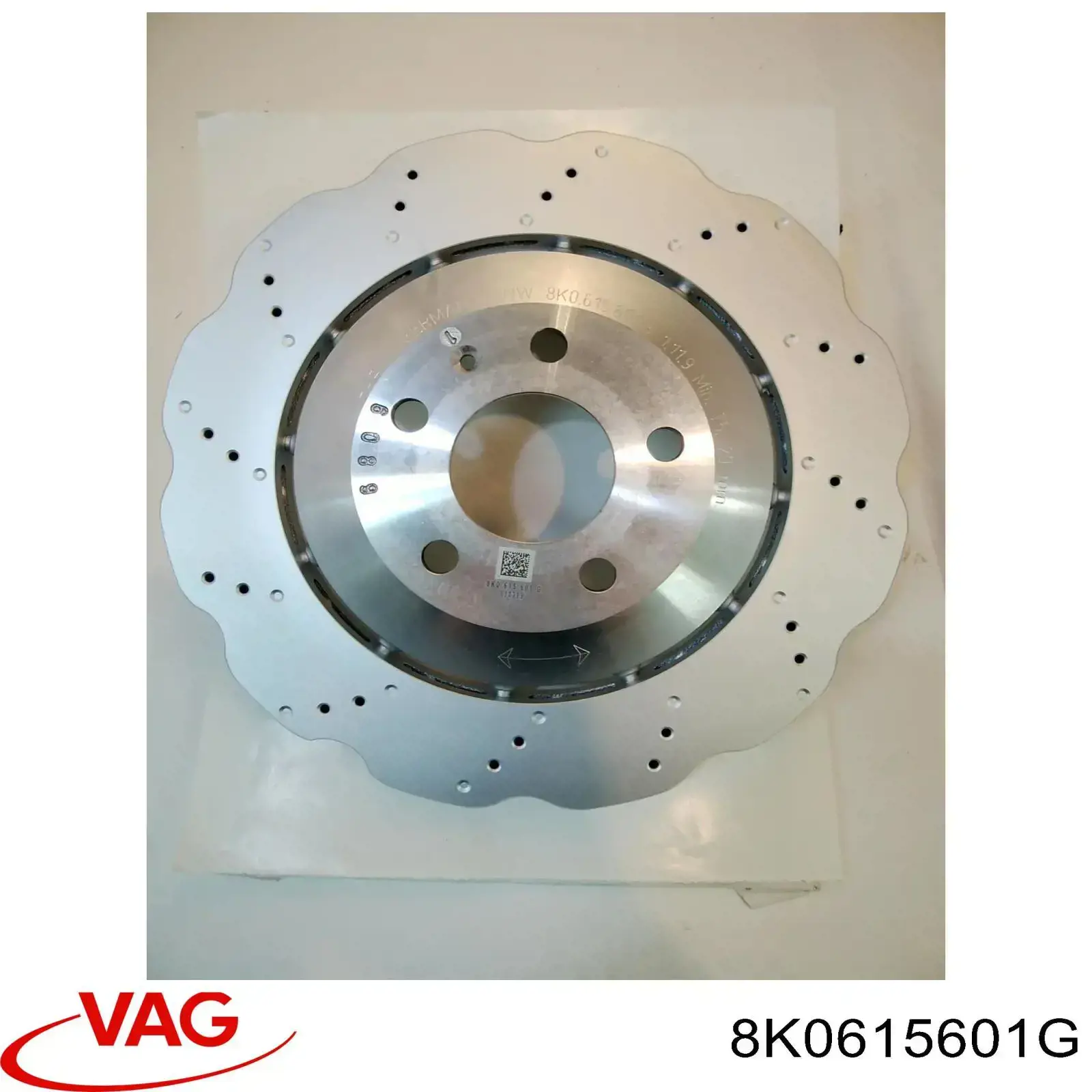 Купити 8K0615601G VAG Диск заднього гальма