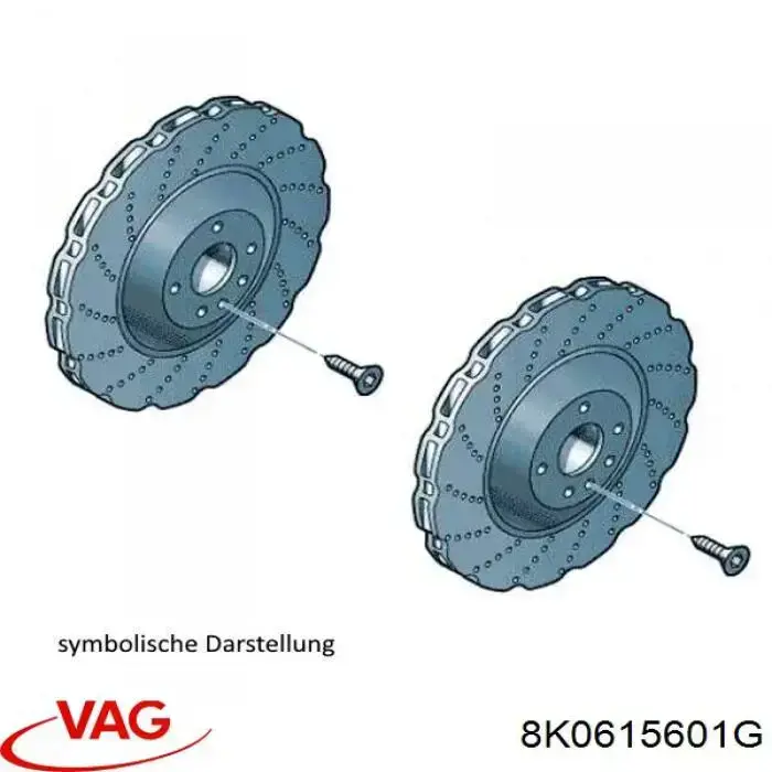 8K0615601G VAG Дискові гальма