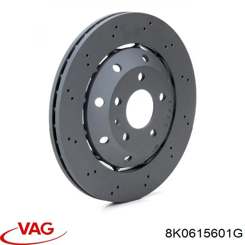 Задні дискові гальма VAG 8K0615601G ціна, від 443.87 USD