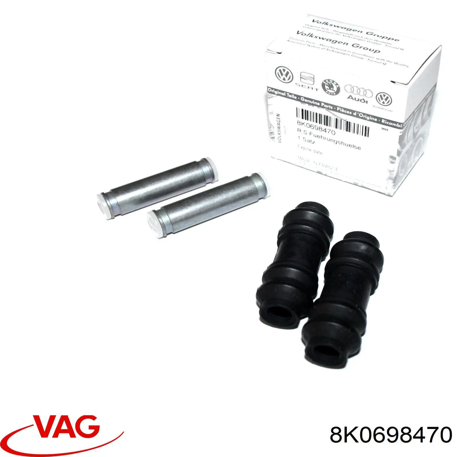 Купити 8K0698470 VAG Пильник направляючої супортугальмівного, заднього