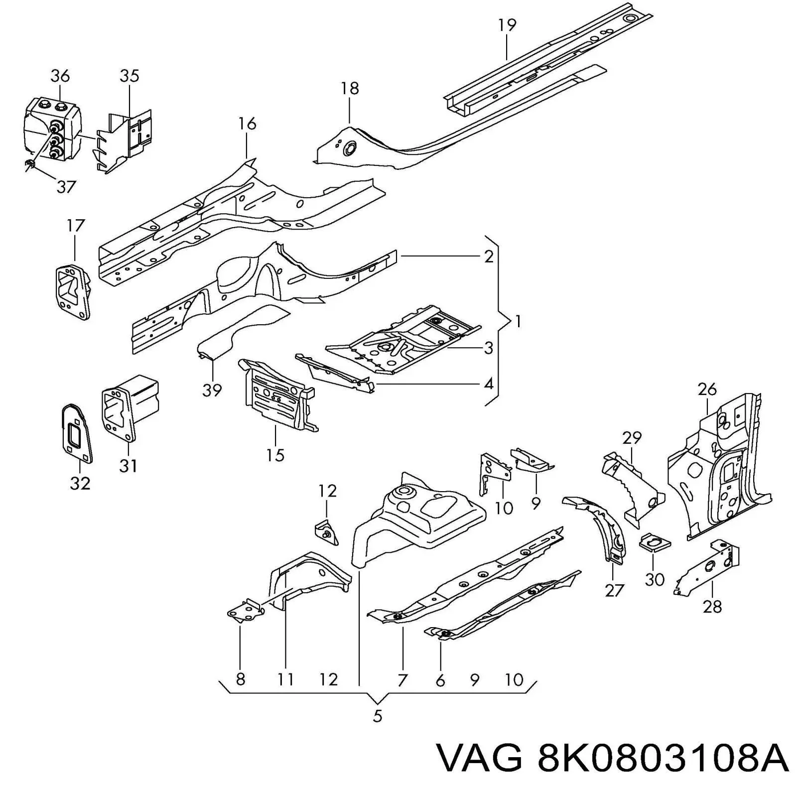 8K0803108A VAG 