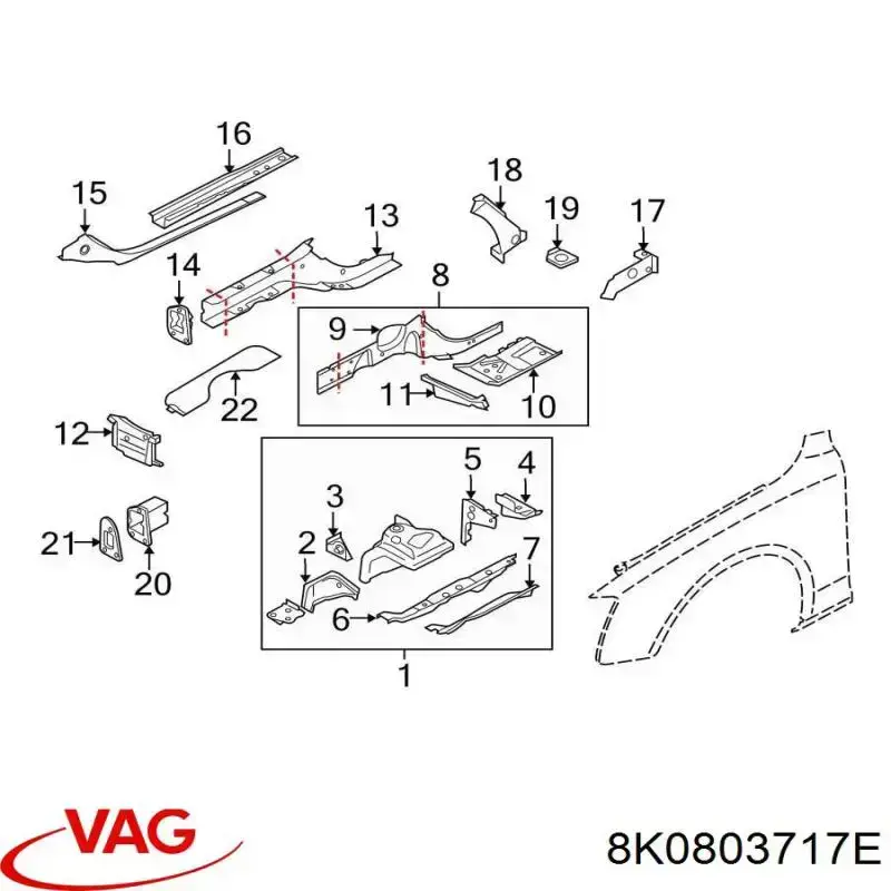 8K0803717E VAG 