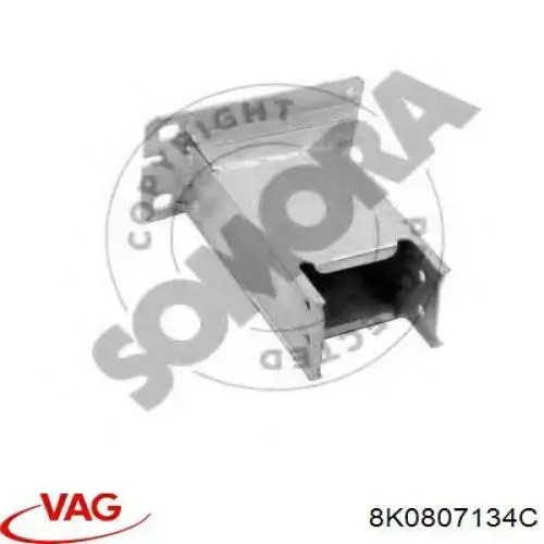 Кронштейн підсилювача переднього бампера VAG 8K0807134C ціна, від 61.94 USD