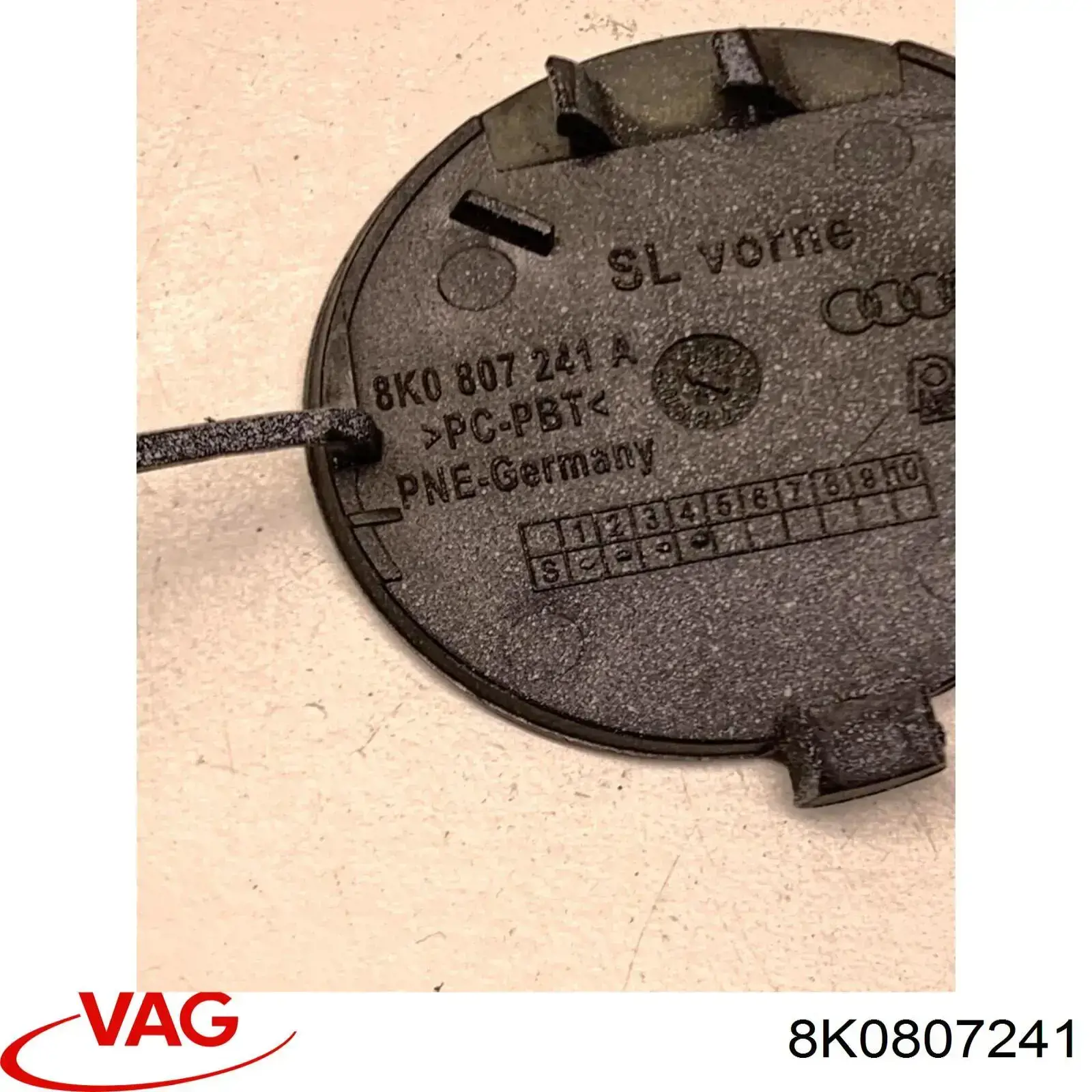 Заглушки буксирувального гака 3807127 Autotechteile