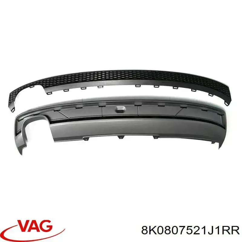 Фартух заднього бампера VAG 8K0807521J1RR