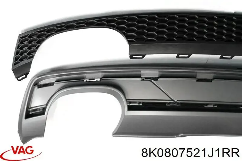 Спойлер заднього бампера PAD33060A Signeda