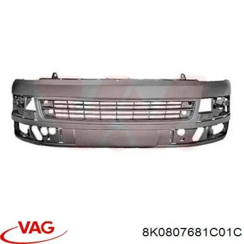 Купити 8K0807681C01C VAG Заглушка ПТФ бампера переднього ліва
