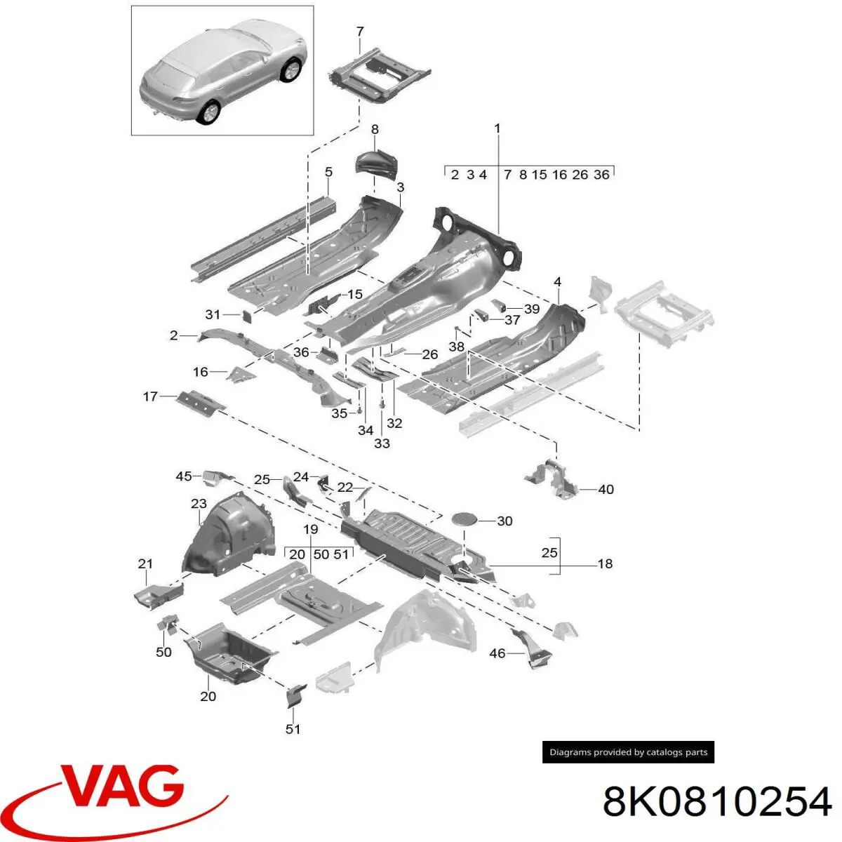 8K0810254 VAG 