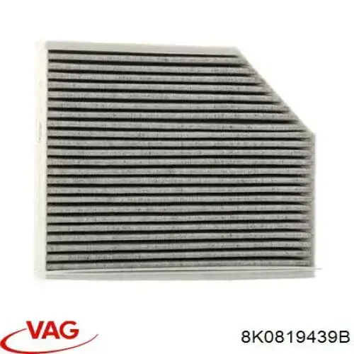 Фільтр салону 8K0819439B VAG