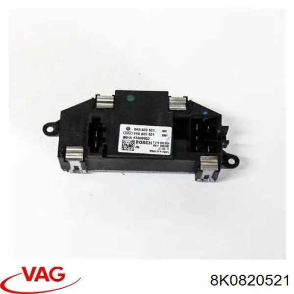 Резистор обігрівача VAG 8K0820521 ціна, від 10.71 USD