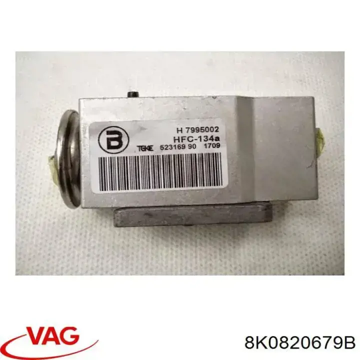 Клапан TRV, кондиціонера 8K0820679B VAG
