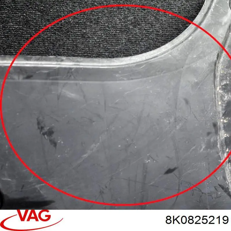 Захист днища, задній 8K0825219 VAG