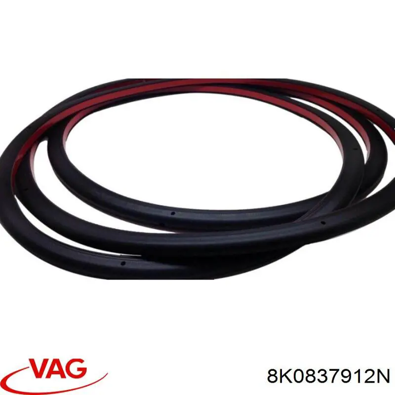 Купити 8K0837912N VAG Ущільнювач двері передньо, правої (на двері)